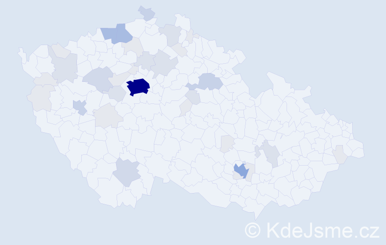 Příjmení: 'Bondarenko', počet výskytů 117 v celé ČR