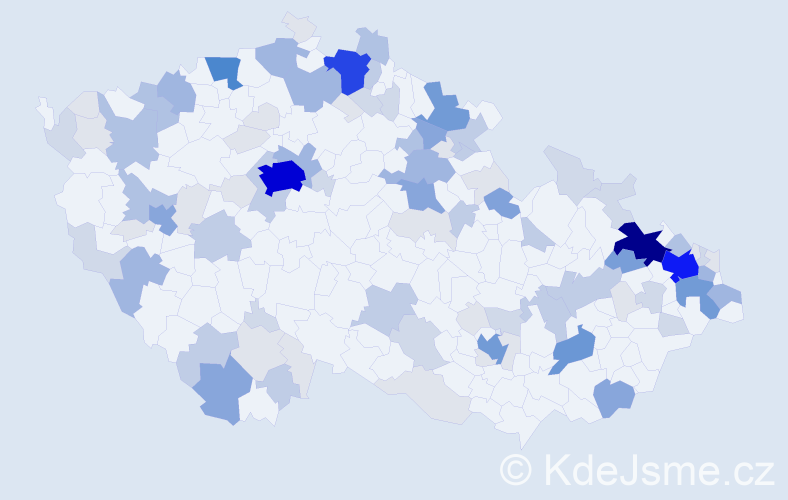 Příjmení: 'Baier', počet výskytů 355 v celé ČR