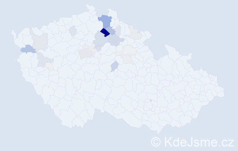 Příjmení: 'Šorejs', počet výskytů 78 v celé ČR