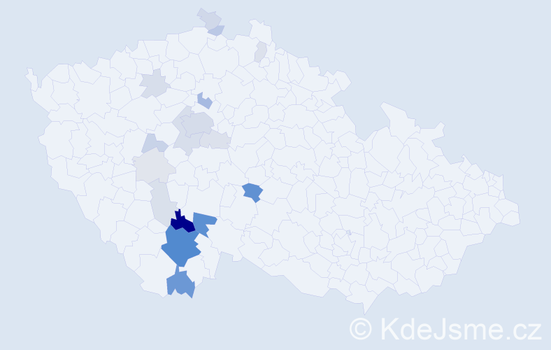 Příjmení: 'Lomská', počet výskytů 67 v celé ČR
