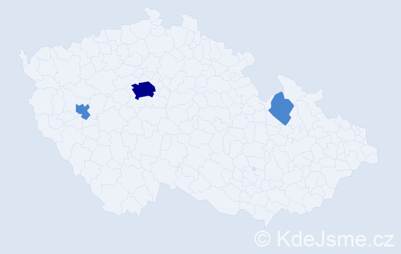 Příjmení: 'Myshchenko', počet výskytů 5 v celé ČR