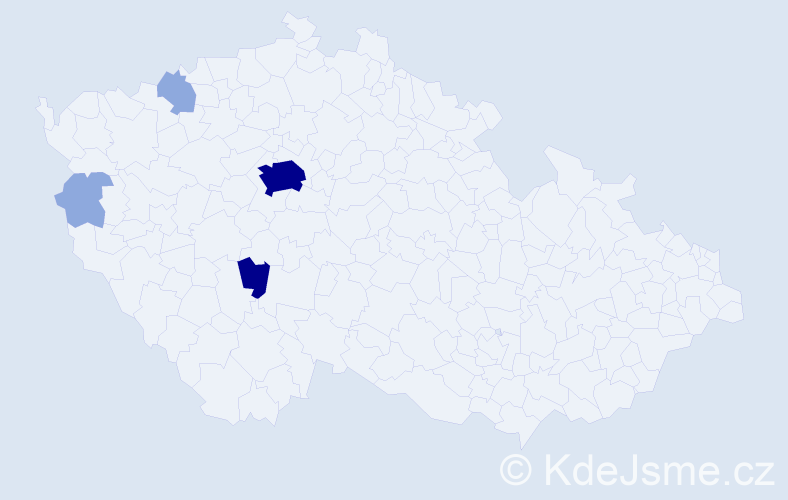 Příjmení: 'Podlisková', počet výskytů 12 v celé ČR