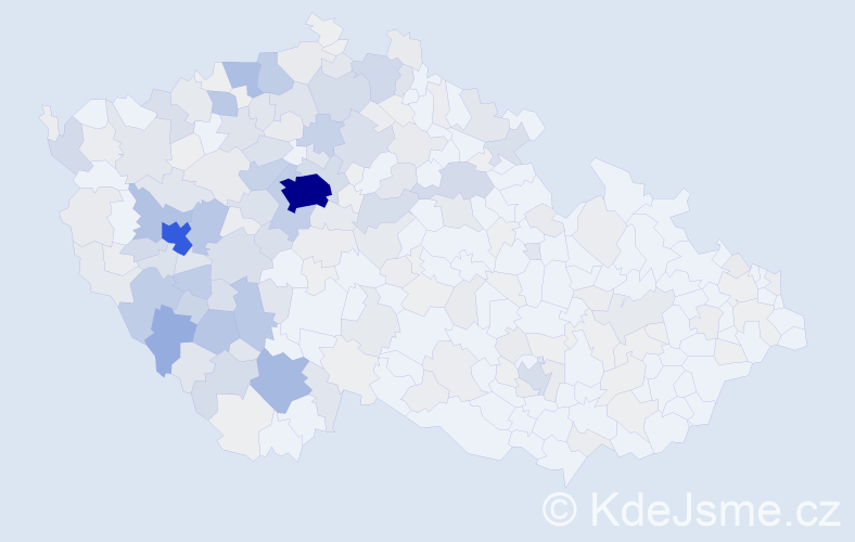 Příjmení: 'Brejcha', počet výskytů 1057 v celé ČR