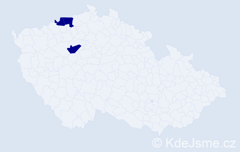Příjmení: 'Granzner', počet výskytů 3 v celé ČR
