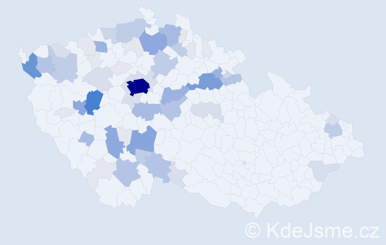 Příjmení: 'Smitka', počet výskytů 246 v celé ČR