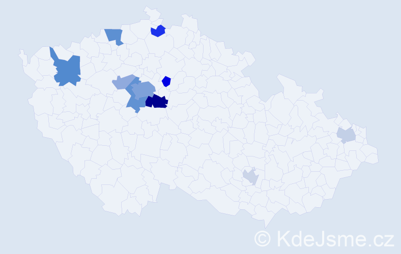 Příjmení: 'Alexandrova', počet výskytů 24 v celé ČR