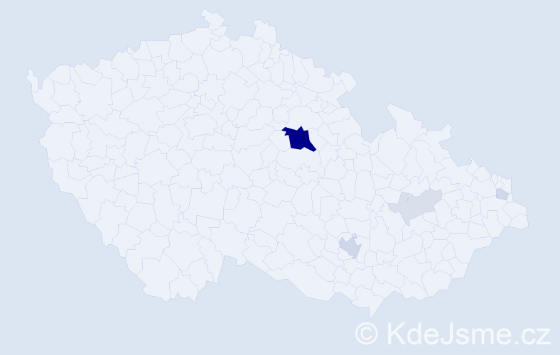 Příjmení: 'Topolský', počet výskytů 22 v celé ČR
