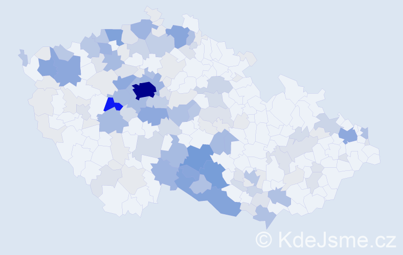 Příjmení: 'Štěpnička', počet výskytů 529 v celé ČR