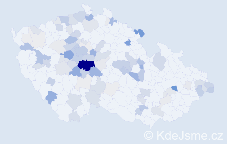 Příjmení: 'Kubásek', počet výskytů 321 v celé ČR