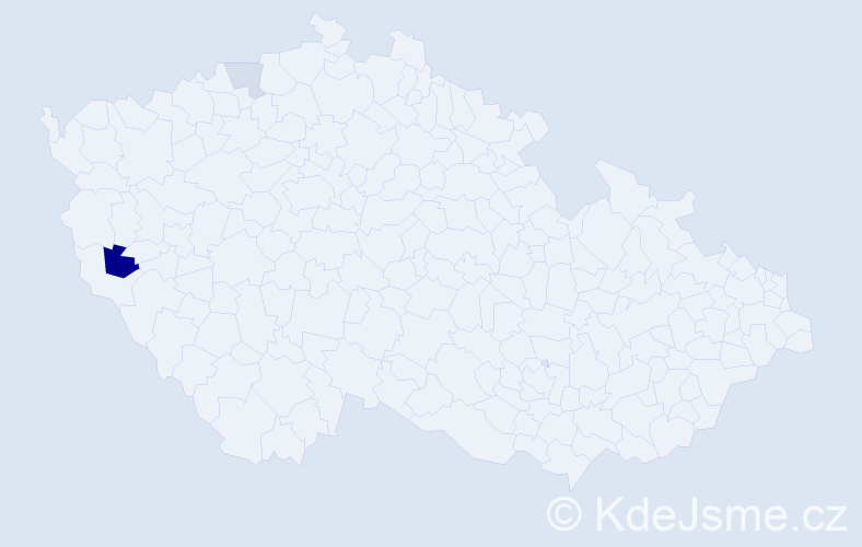 Příjmení: 'Landštoffová', počet výskytů 4 v celé ČR