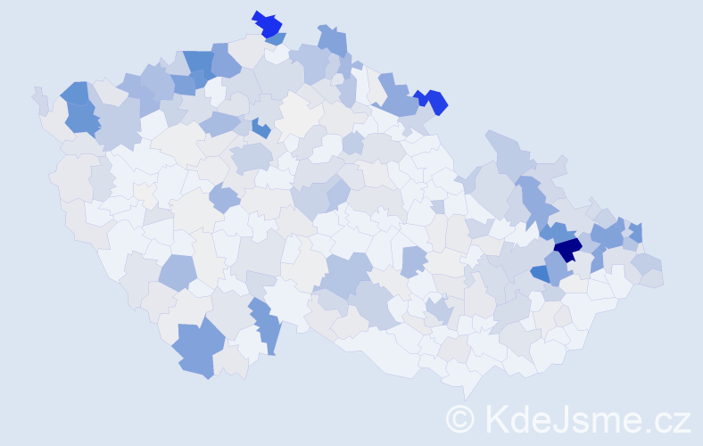 Příjmení: 'Ferencová', počet výskytů 1604 v celé ČR