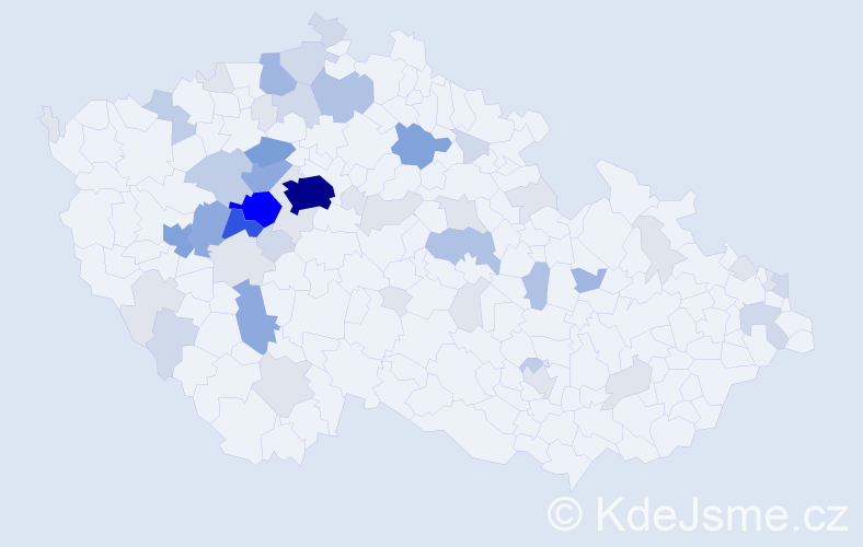 Příjmení: 'Anýžová', počet výskytů 183 v celé ČR