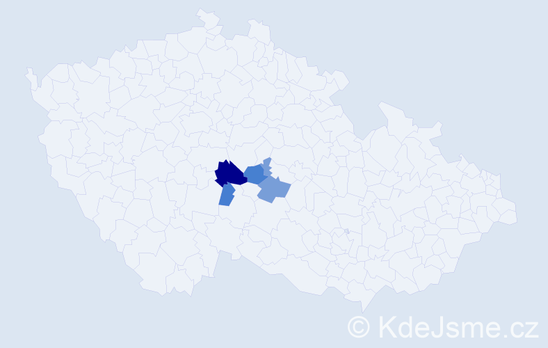 Příjmení: 'Arbelovský', počet výskytů 11 v celé ČR