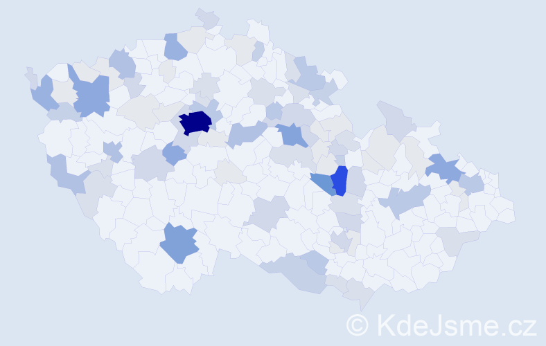 Příjmení: 'Sauerová', počet výskytů 316 v celé ČR