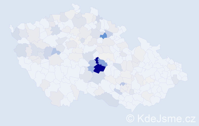 Příjmení: 'Fikar', počet výskytů 518 v celé ČR