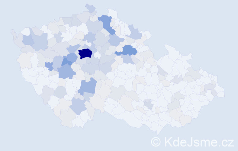 Příjmení: 'Lhotáková', počet výskytů 669 v celé ČR