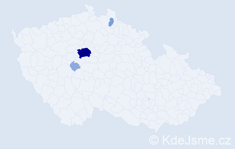 Příjmení: 'Ziebiker', počet výskytů 10 v celé ČR