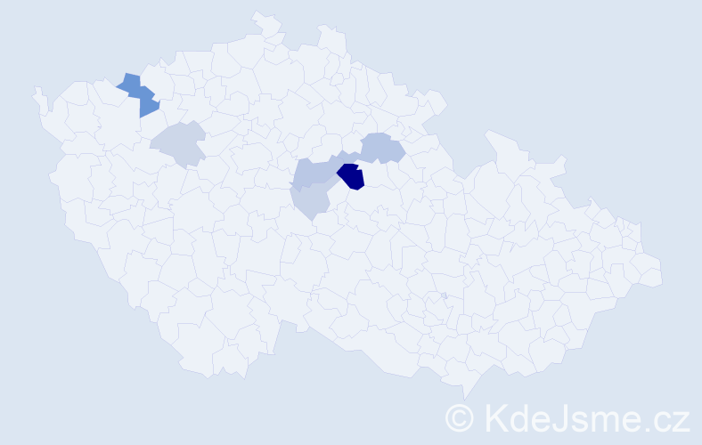 Příjmení: 'Neprášková', počet výskytů 17 v celé ČR