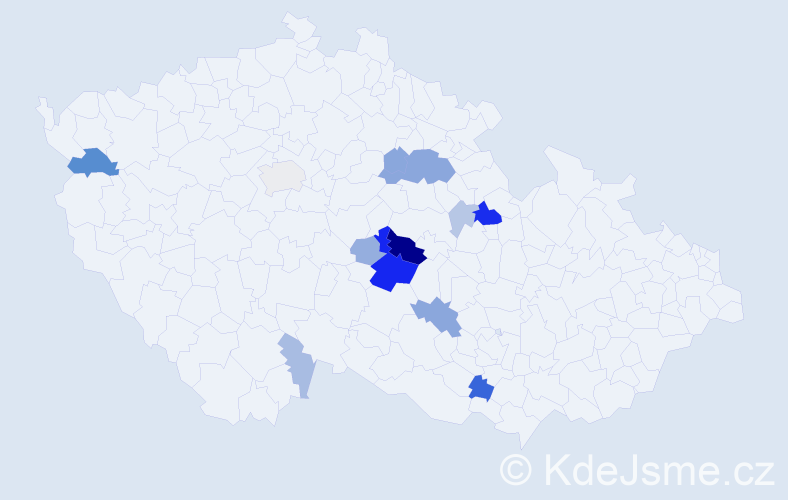 Příjmení: 'Aubus', počet výskytů 40 v celé ČR