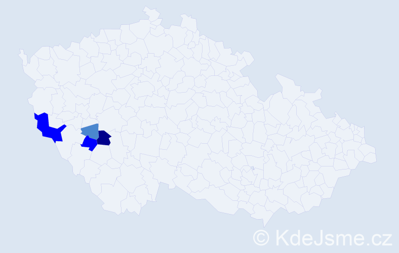 Příjmení: 'Stichenwirth', počet výskytů 12 v celé ČR