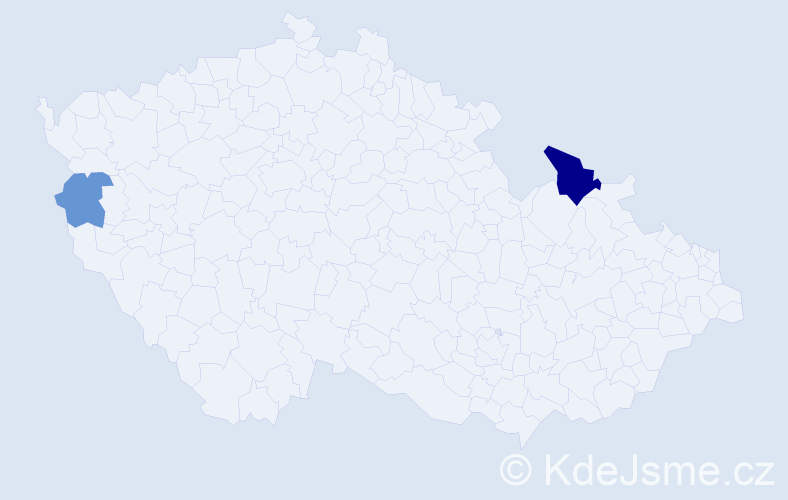 Příjmení: 'Zbýňovec', počet výskytů 4 v celé ČR
