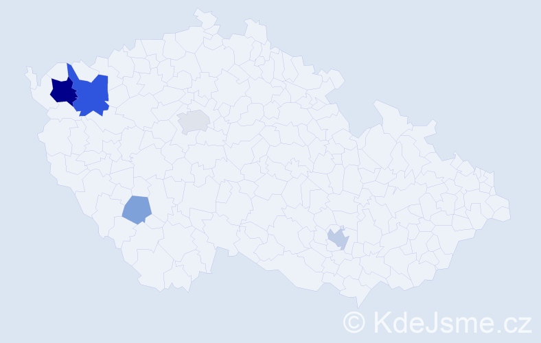 Příjmení: 'Čipková', počet výskytů 15 v celé ČR