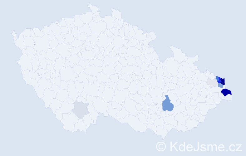 Příjmení: 'Szkuta', počet výskytů 41 v celé ČR