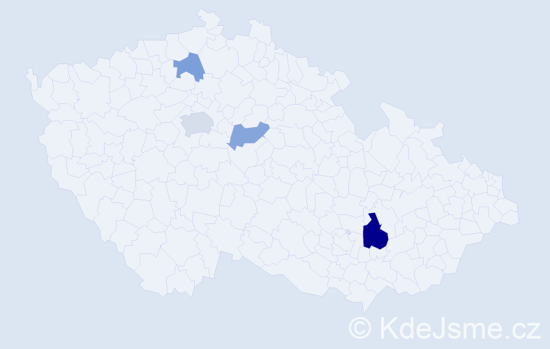 Příjmení: 'Potkány', počet výskytů 7 v celé ČR