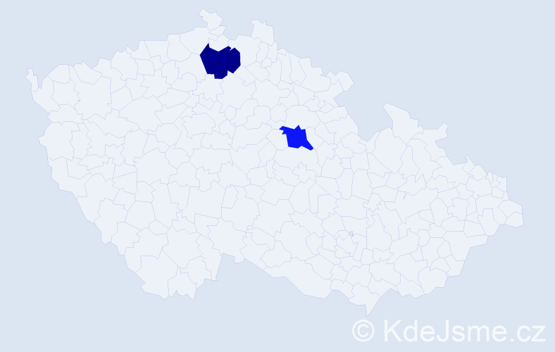 Příjmení: 'Javkhlan', počet výskytů 2 v celé ČR