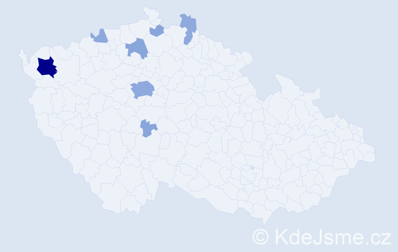 Příjmení: 'Runge', počet výskytů 19 v celé ČR