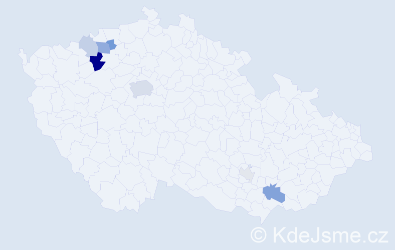 Příjmení: 'Galanová', počet výskytů 16 v celé ČR