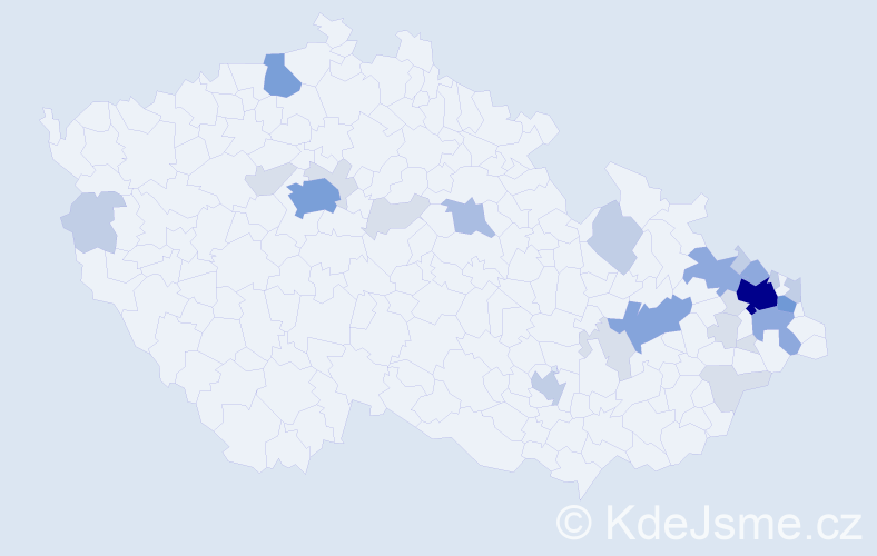 Příjmení: 'Struž', počet výskytů 80 v celé ČR