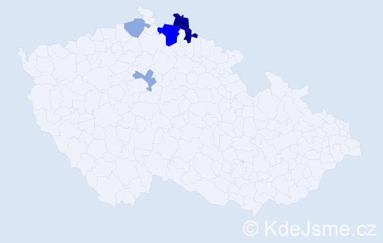 Příjmení: 'Nygrinová', počet výskytů 16 v celé ČR