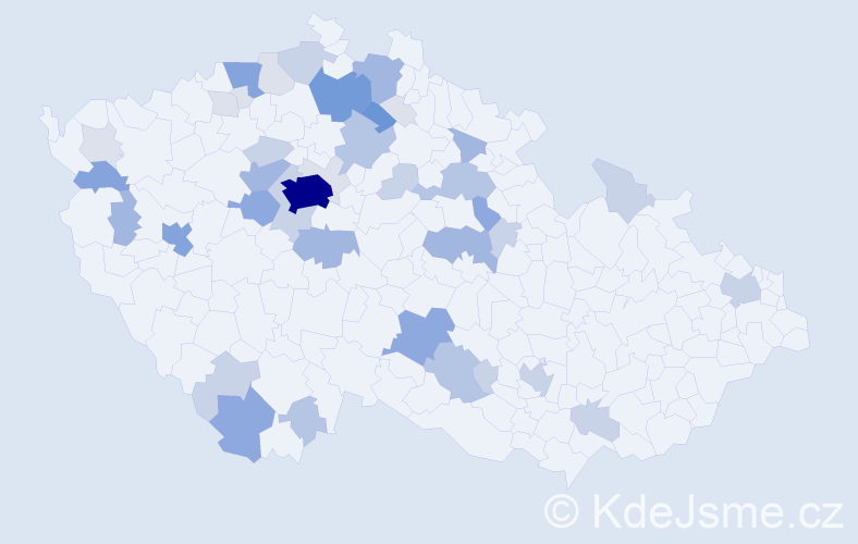 Příjmení: 'Herbst', počet výskytů 144 v celé ČR