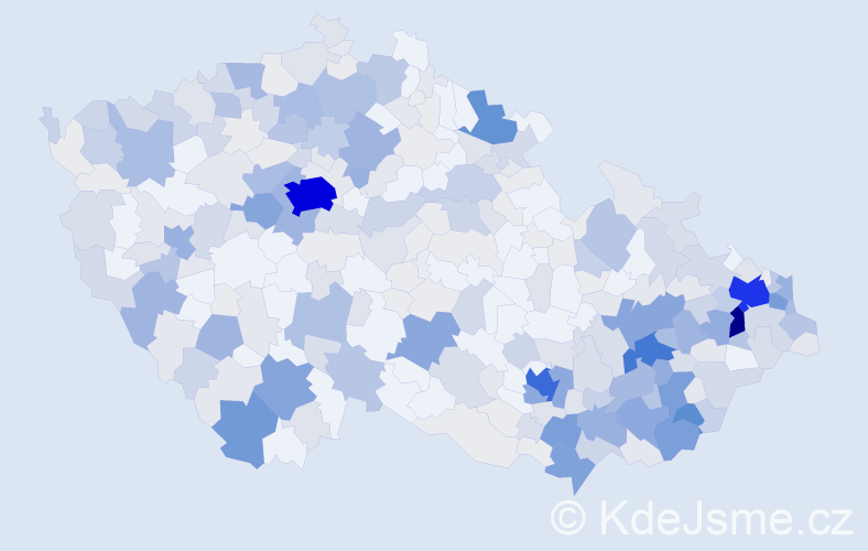 Příjmení: 'Petrášová', počet výskytů 1343 v celé ČR