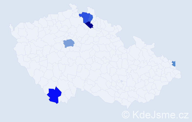Příjmení: 'Schaeferová', počet výskytů 12 v celé ČR