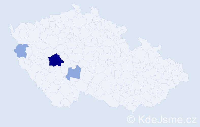 Příjmení: 'Kolofa', počet výskytů 7 v celé ČR