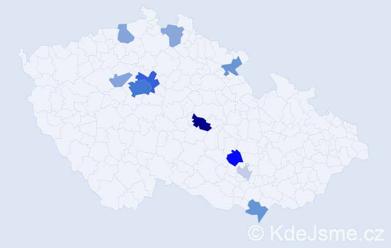 Příjmení: 'Shcherba', počet výskytů 26 v celé ČR