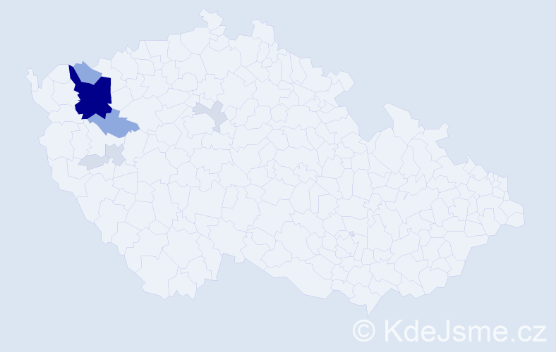 Příjmení: 'Belbl', počet výskytů 28 v celé ČR