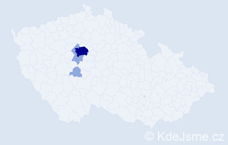 Příjmení: 'Černohausová', počet výskytů 7 v celé ČR