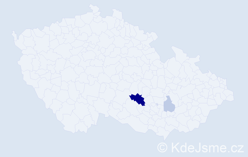 Příjmení: 'Šitková', počet výskytů 22 v celé ČR