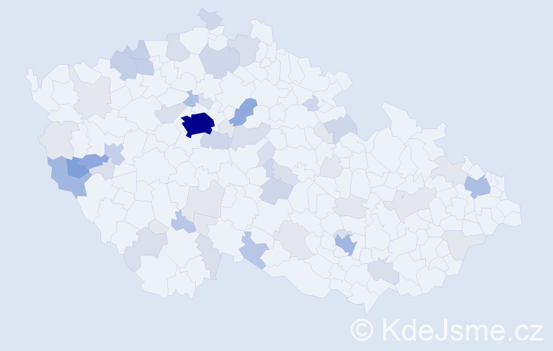 Příjmení: 'Felix', počet výskytů 179 v celé ČR
