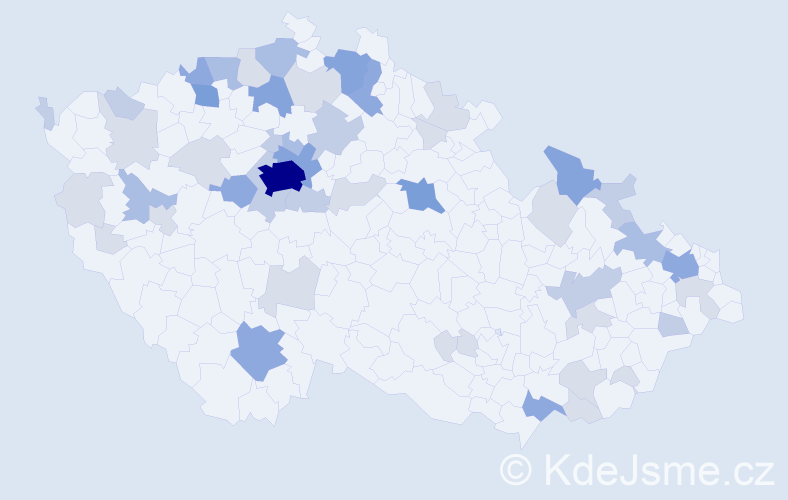 Příjmení: 'Gürtler', počet výskytů 133 v celé ČR