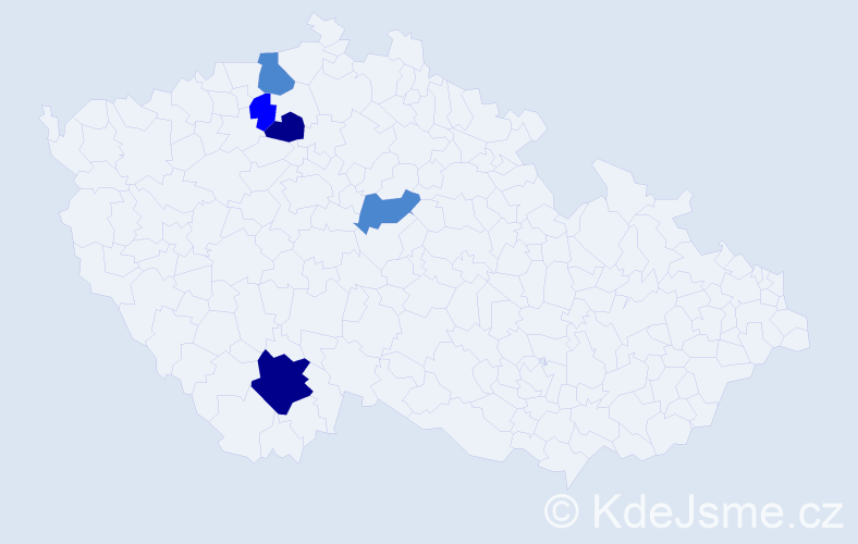 Příjmení: 'Starczewská', počet výskytů 10 v celé ČR