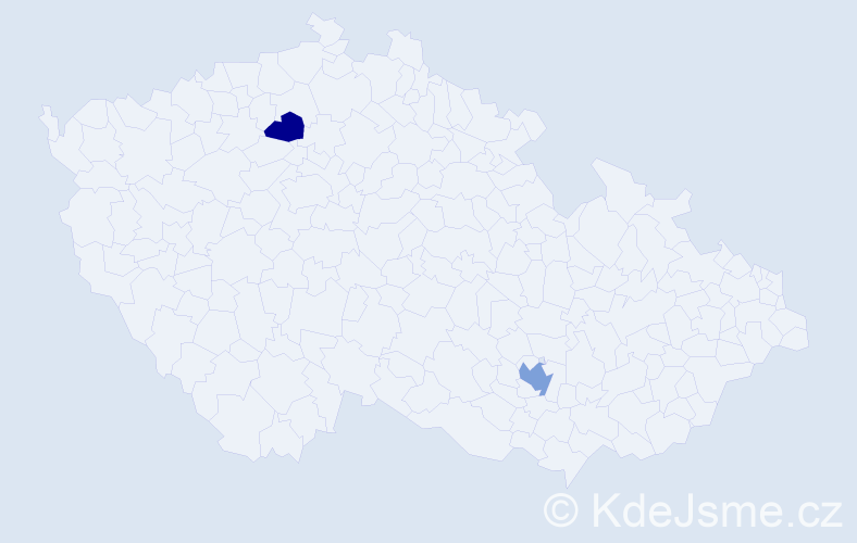 Příjmení: 'Mahamidová', počet výskytů 3 v celé ČR