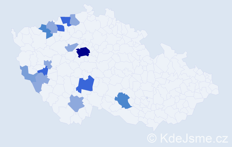 Příjmení: 'Aulík', počet výskytů 37 v celé ČR