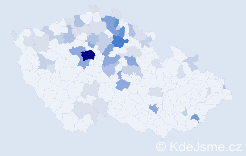 Příjmení: 'Sudková', počet výskytů 168 v celé ČR