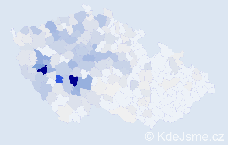 Příjmení: 'Fořt', počet výskytů 1062 v celé ČR