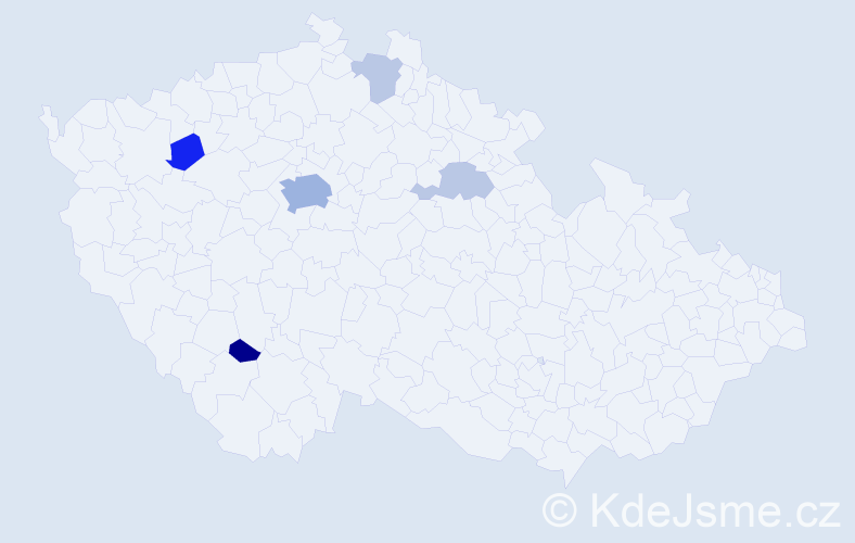 Příjmení: 'Furyk', počet výskytů 14 v celé ČR