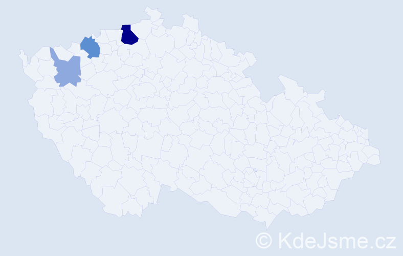 Příjmení: 'Lupianová', počet výskytů 9 v celé ČR